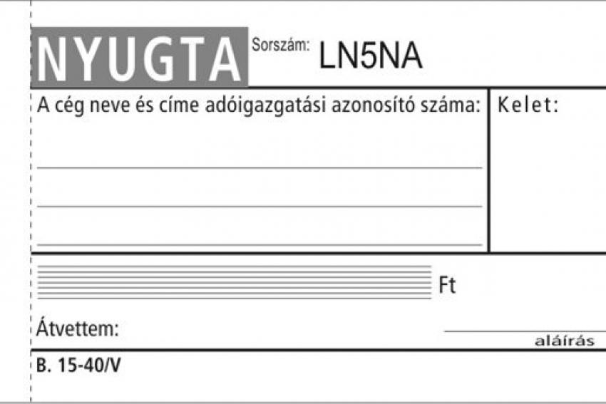 A számla, nyugta kibocsátásának alapvető szabályai